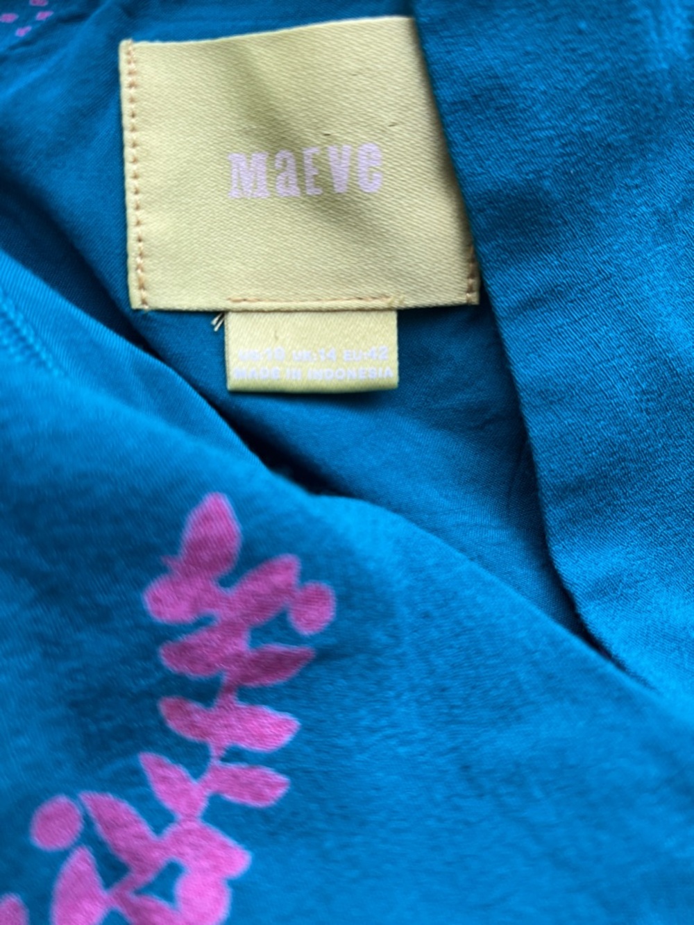 Maeve teal floral jumper 🦋 - Picture 4 of 14